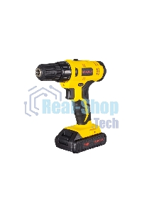 Дрель-шуруповерт аккумуляторная Eurolux ДА-18/2Li, Аккумуляторная, 12В, 2 АКБ, Кейс