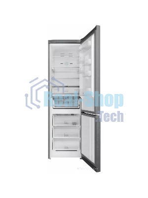 Холодильник Hotpoint HT 7201I MX O3 нержавеющая сталь двухкамерный 239/83 л морозилка снизу, No Frost
