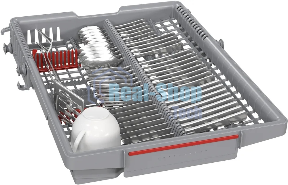 Встраиваемая посудомоечная машина Bosch SPV4HMX65Q, серебристый, 45 см, 10 компл., 45 дБ, класс A+