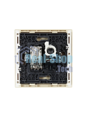 Розетка двойная TV+RJ45 кат.5E IEK FORTE&PIANO FP436 ваниль