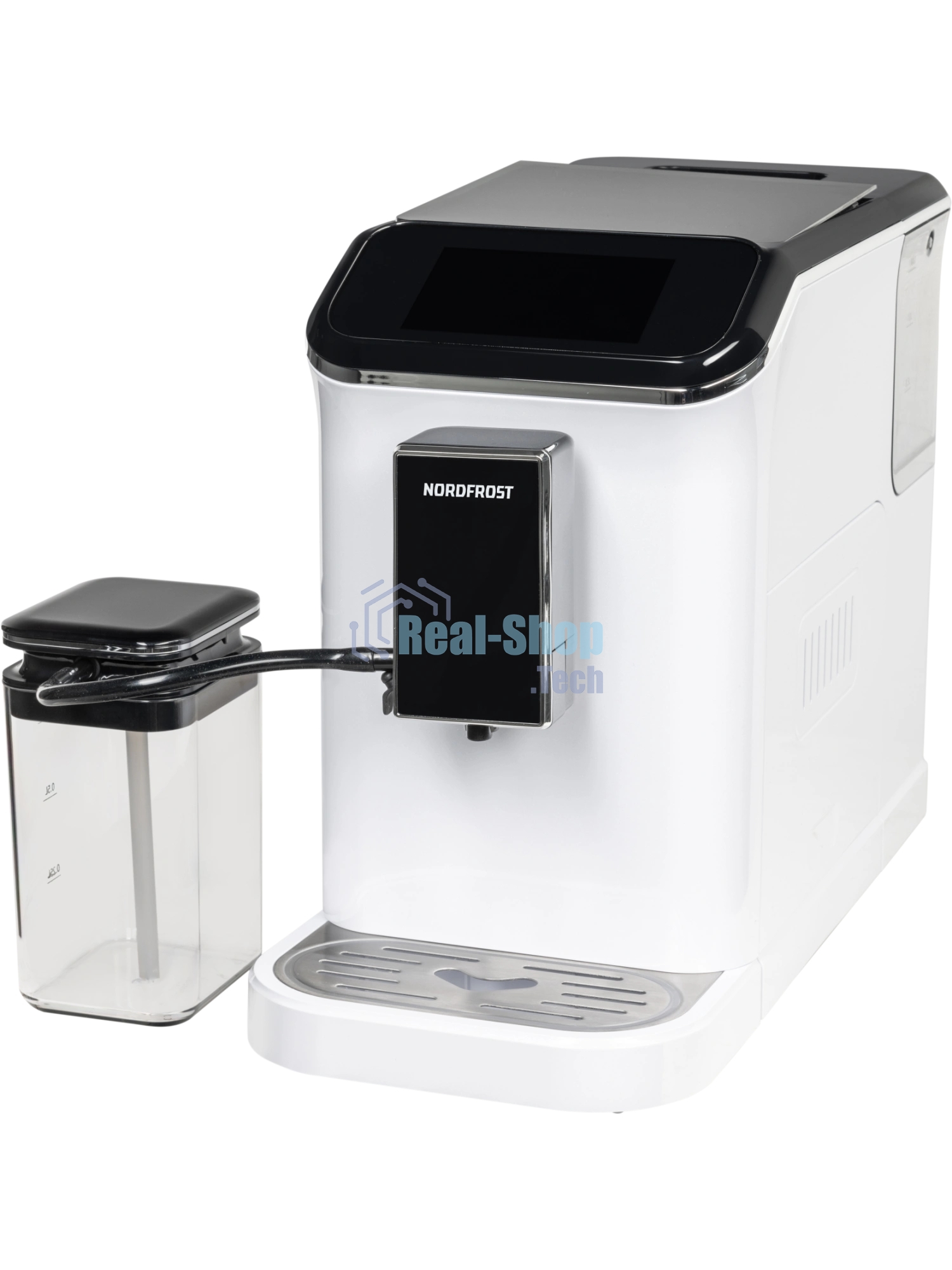 Кофемашина автоматическая Nordfrost HOME 300 W белый/черный, исп. кофе - зерновой, 1.5 л, 1350 Вт, 20 бар