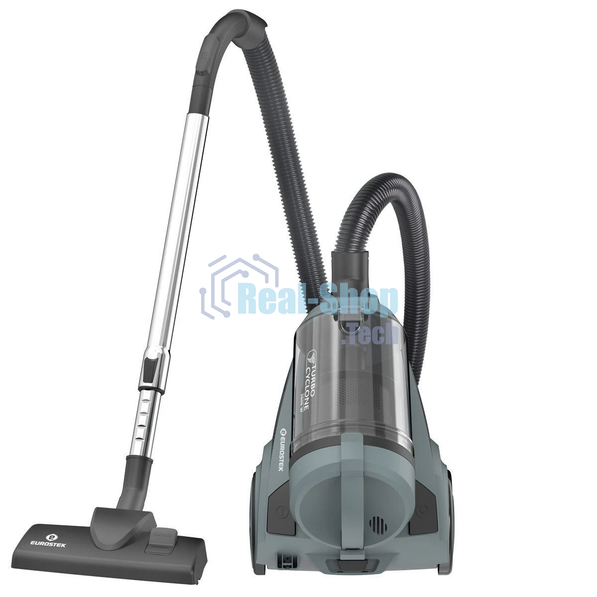 Пылесос Eurostek EVC-3010 синий, 400/2800 Вт, уборка сухая, пылесборник контейнер 3 л