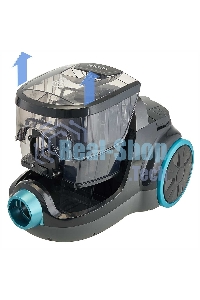 Пылесос DELTA LUX DL-0836 черный с бирюзовым