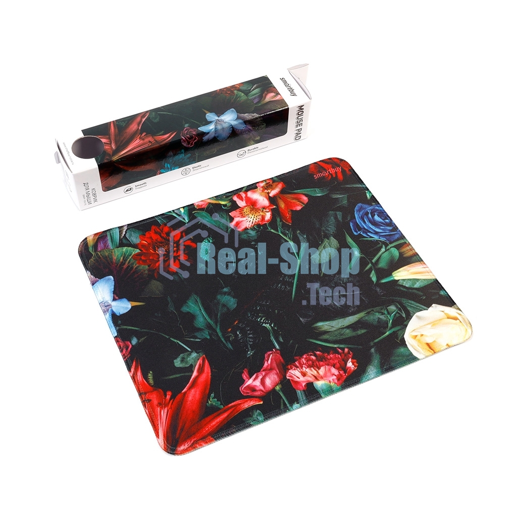 Коврик для мыши Smartbuy (SBMP-102-FL) Flowers S-size