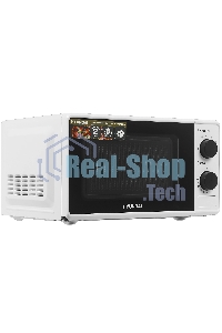 Микроволновая печь Hyundai HYM-M2041 белый, 20 л, 700 Вт, переключатели - поворотный механизм