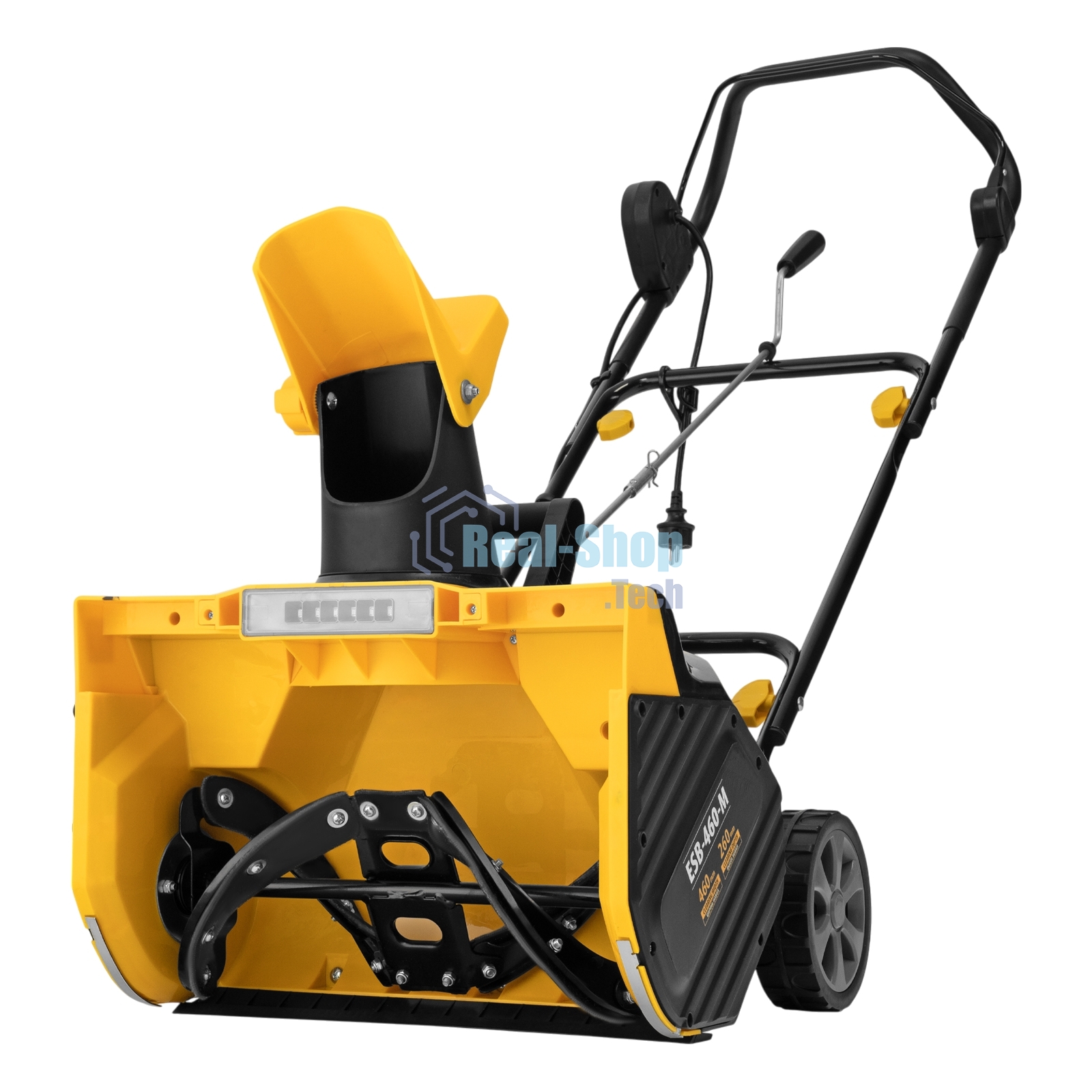 Электрическая снегоуборочная машина Denzel ESB-460-M, 1.8 кВт, металлический шнек, LED фара