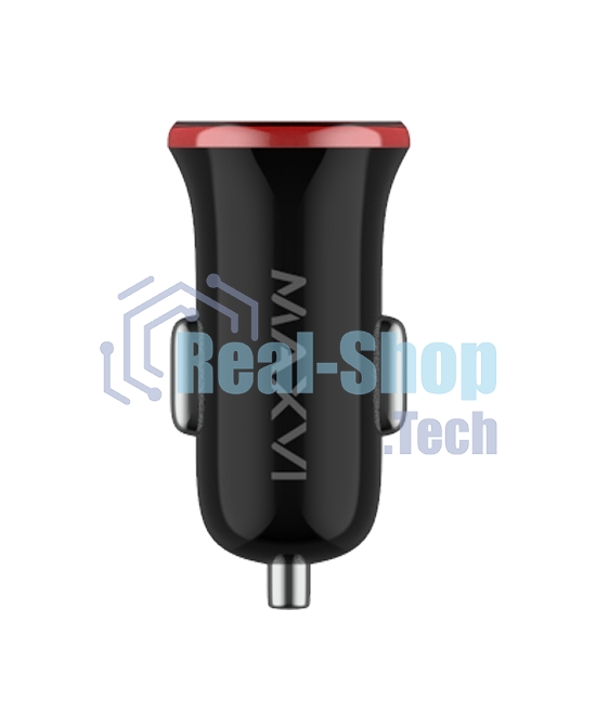 Автомобильное зарядное устройство Maxvi CCM-101BR USB 1А черно-красный