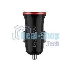 Автомобильное зарядное устройство Maxvi CCM-101BR USB 1А черно-красный