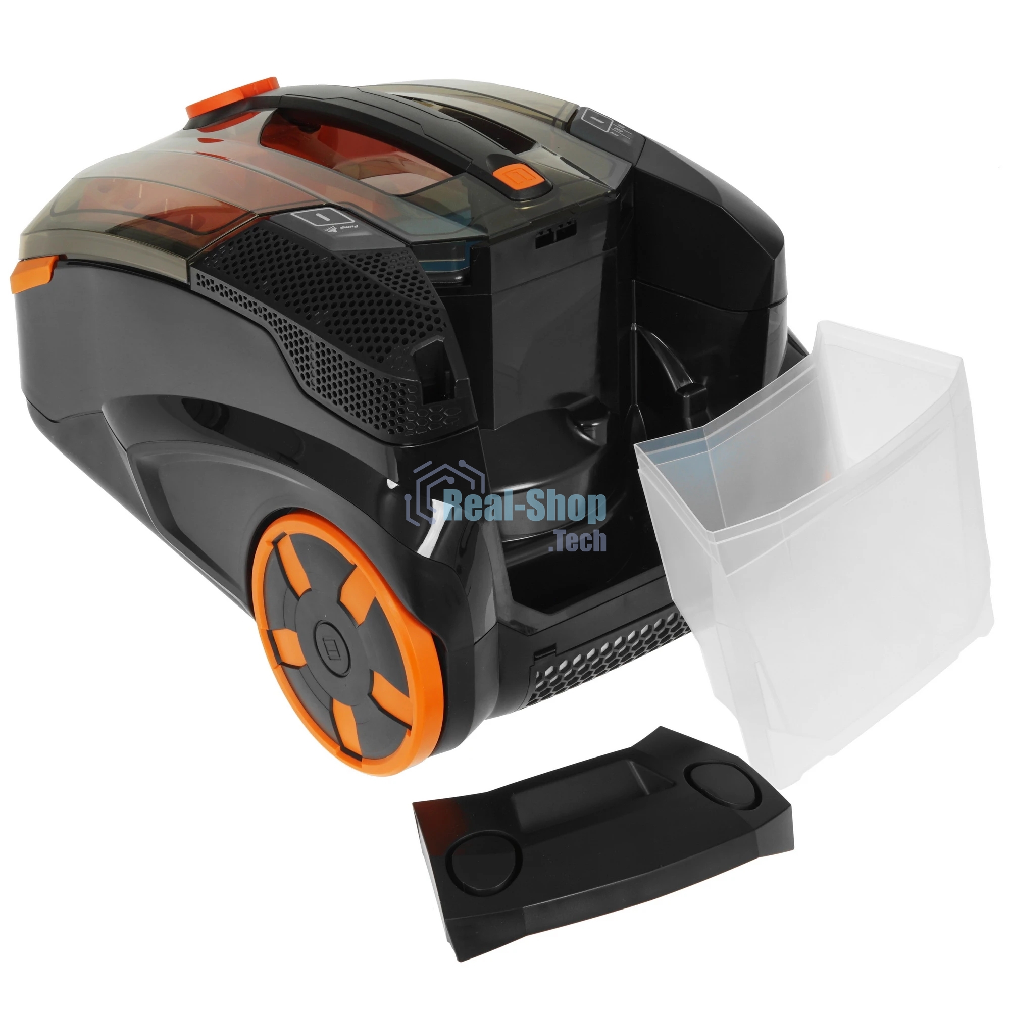 Моющий пылесос Thomas DryBOX AMFIBIA PET черный/оранжевый, 325/1700Вт, уборка влажная/сухая, пылесборник контейнер 2 л