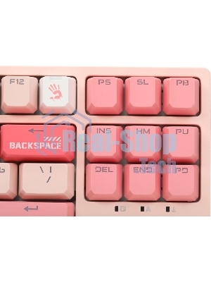 Клавиатура проводная A4Tech Bloody S87 Energy (S87 USB ENERGY PINK) USB розовый