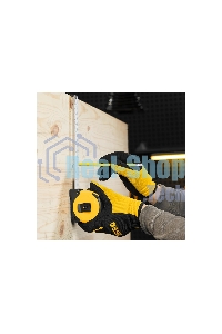 Рулетка Denzel 8м х 25мм, двухкомп. корпус, магнитный обрезиненный зацеп