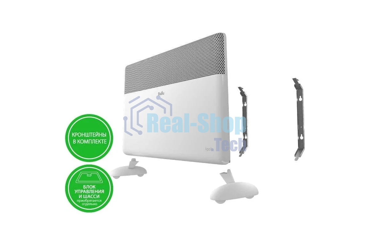 Модуль отопительный электрического конвектора Ballu Apollo Transformer BEC/AT-2000 белый, 2000 Вт, 25 м2, (для работы конвектора требуется блок управления)