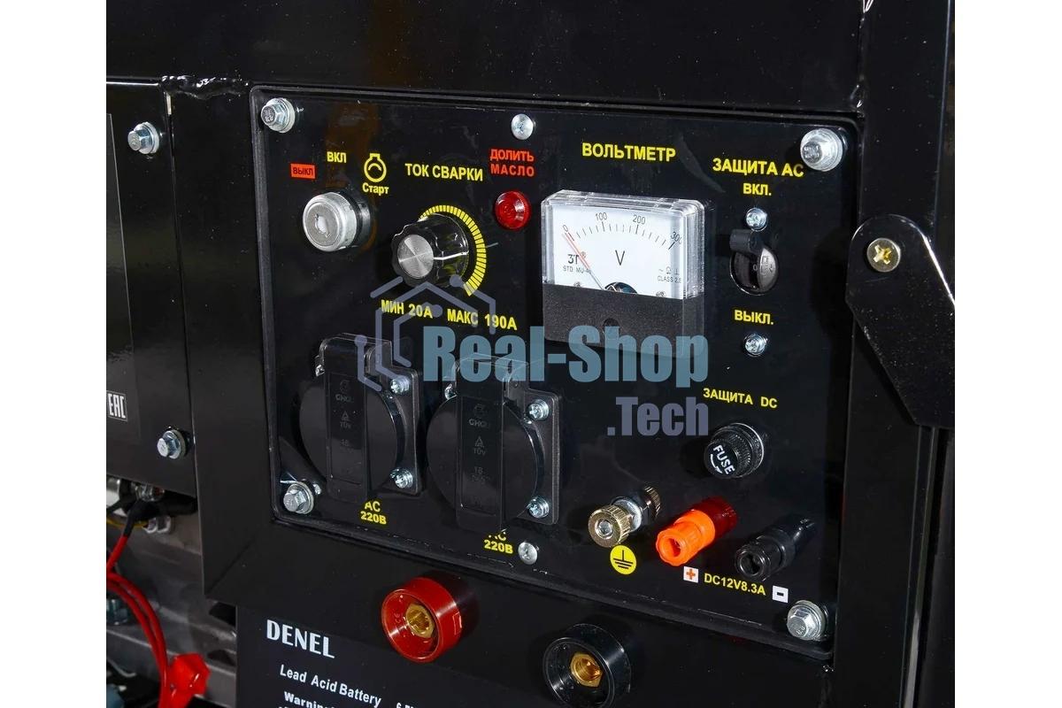 Электрогенератор бензиновый Ресанта DY6500LXW, 5.5 кВт, 111 дБ, 100 кг