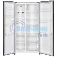 Холодильник Kraft KF-MS4801DI графит двухкамерный, 316/164 л, морозилка сбоку, No Frost, Side-by-Side