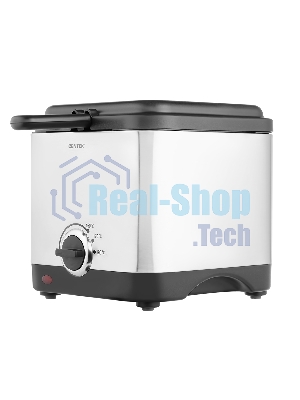 Фритюрница Centek CT-1430 900 Вт объем 1,5лЧаша - антипригарная, стальной корпус, окно