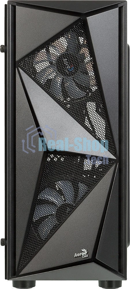 Компьютерный корпус Aerocool/Formula Glider Cosmo V1 без БП, ATX, боковое окно (закаленное стекло), черный