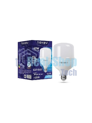 Лампа светодиодная TOKOV ELECTRIC 60Вт HP 6500К Е40/Е27 176-264В