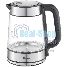 Чайник электрический Candy CK-303 1.8л. 2200Вт графит корпус: Металл/стекло/пластик