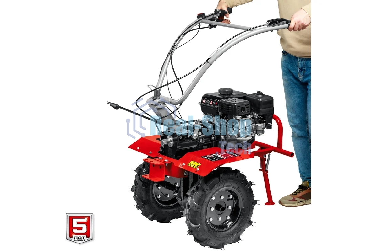 Мотоблок ЗУБР МТШ-500 бензиновый с ВОМ, 212 см3
