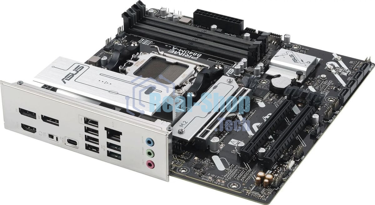 Материнская плата ASUS PRIME B840M-A-CSM, AM5, AMD B840, 4xDDR5, 4xSATA, 3xM.2, 1xPCI-E 4.0 x16, 2xPCI-E 3.0 x16, 1xRealtek 2.5Gb LAN, 2xUSB-A 10Gbps, 1xUSB-C 5Gbps, 4xUSB-A 2.0, 3x3.5 мм, 7.1, micro-ATX