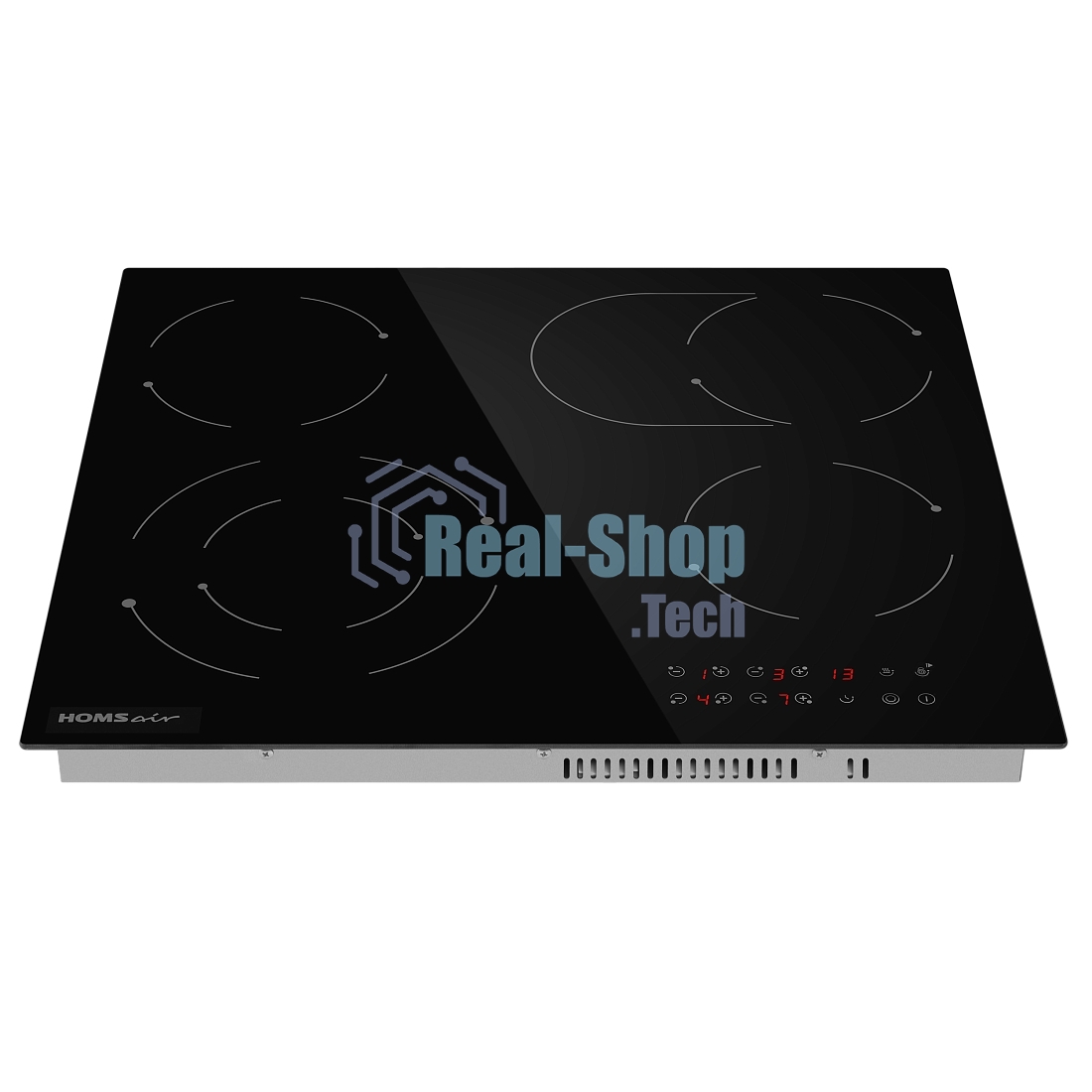 Электрическая варочная панель HOMSair HVС64SMDBK Hi-Light, независимая, черный