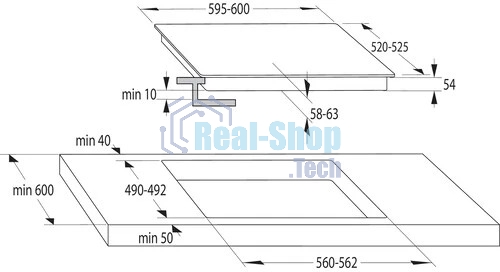 Индукционная варочная панель Gorenje GI6421SYW белый