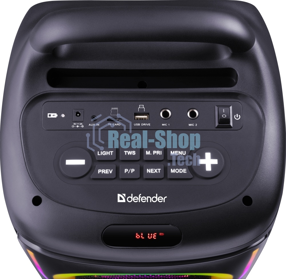 Портативная акустика Defender Boomer 75 75Вт, BT/FM/USB/TF/AUX/straps