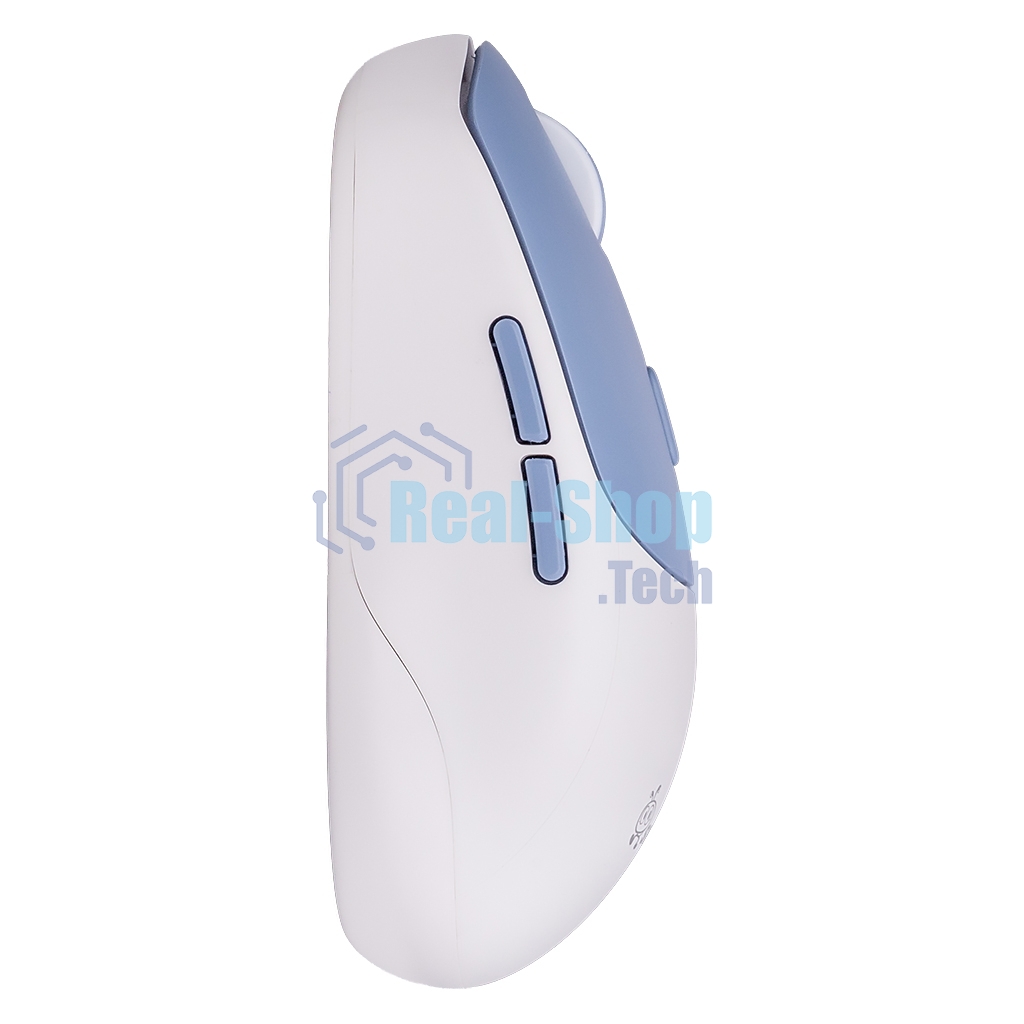 Комплект клавиатура+мышь Smartbuy 107AG беспроводной, USB, 1200 DPI, бело-голубой