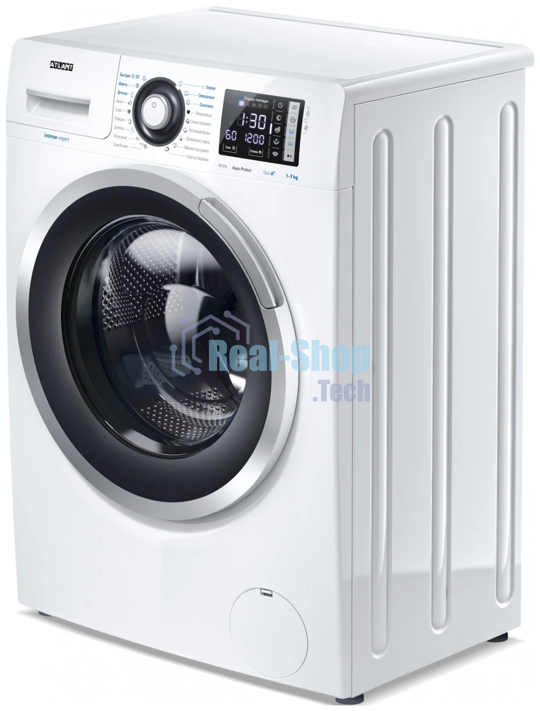 Стиральная машина Atlant СМА 70У1214-01 белый, загрузка фронтальная 7 кг, 1200 об/мин., класс: А++