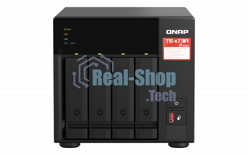 Сетевое хранилище NAS Qnap TS-473A-8G 4-bay Ryzen V1500B