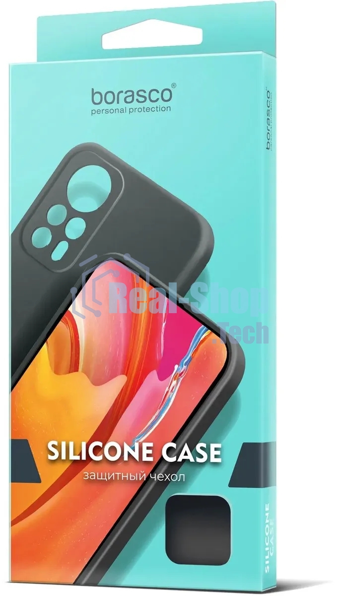 Чехол (клип-кейс) BoraSCO для Infinix Hot 40 черный (72732)
