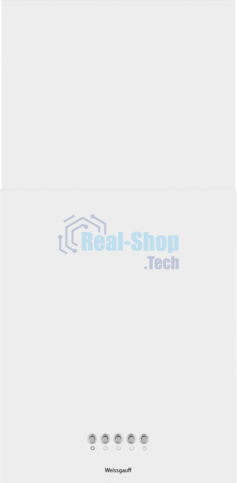 Вытяжка пристенная цилиндрическая Weissgauff Box 40 PB белый, 40 см, 900 куб. м/ч, 58 дБ