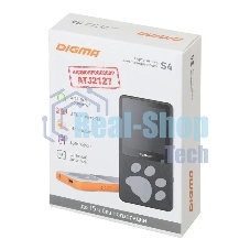 Плеер Hi-Fi Flash Digma S4 8Gb черный/серый/1.8