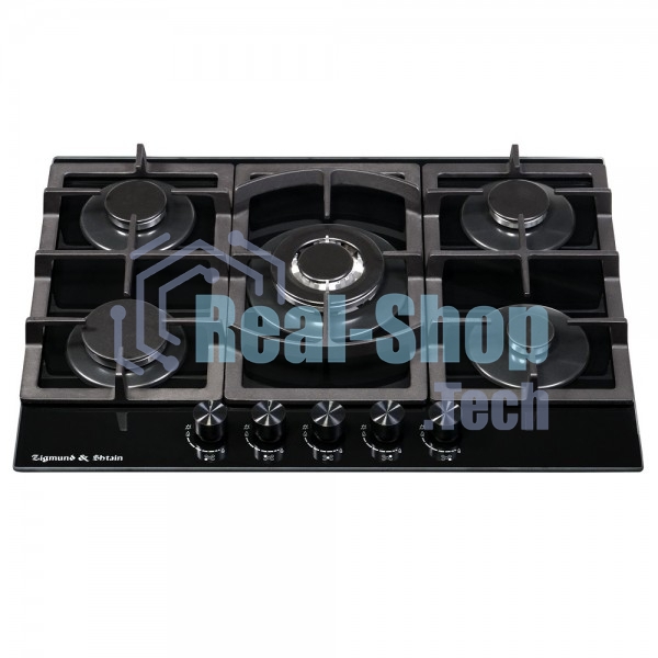 Газовая варочная панель Zigmund & Shtain M 26.7 B независимая, черный