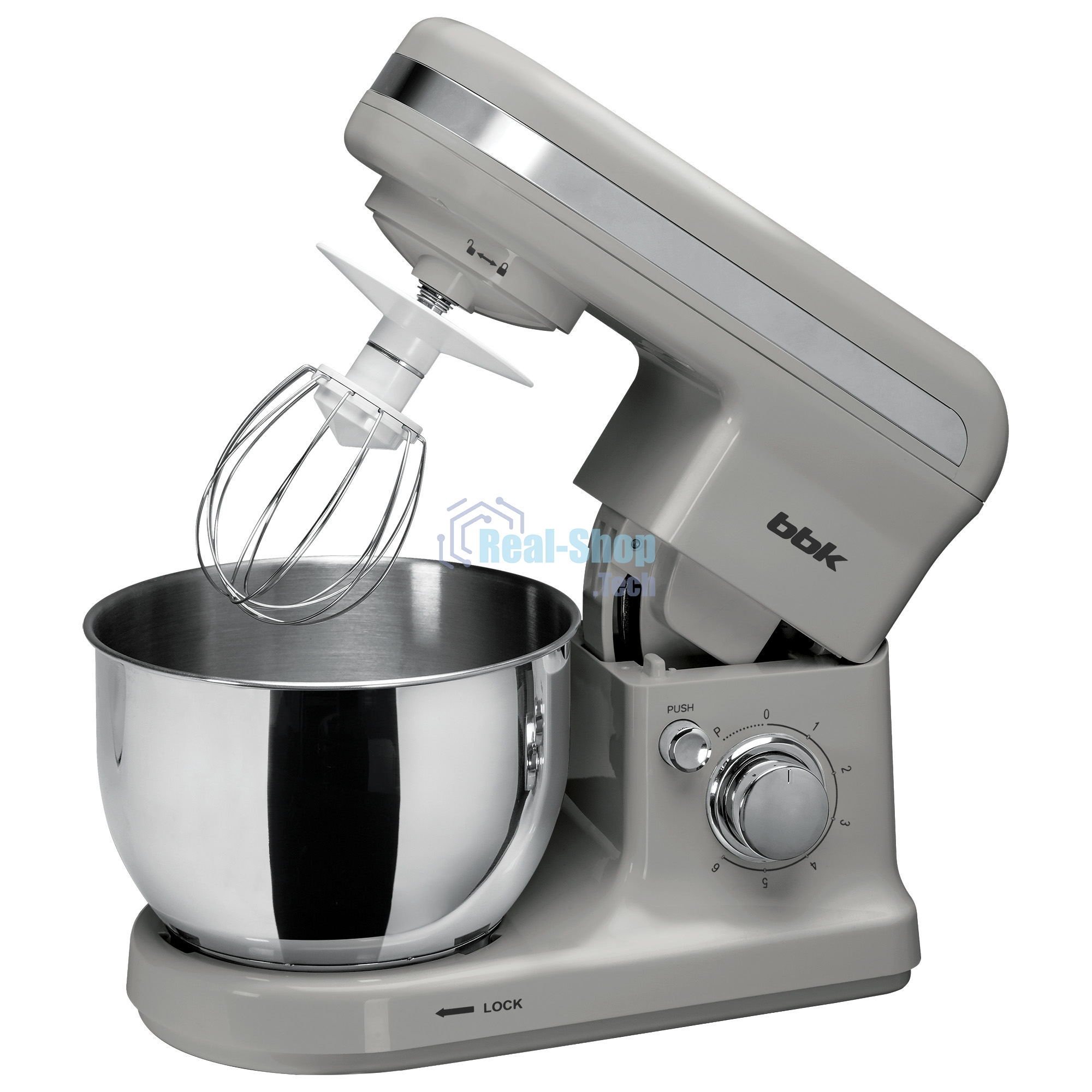 Миксер планетарный BBK KBM1400 серый, 1500 Вт