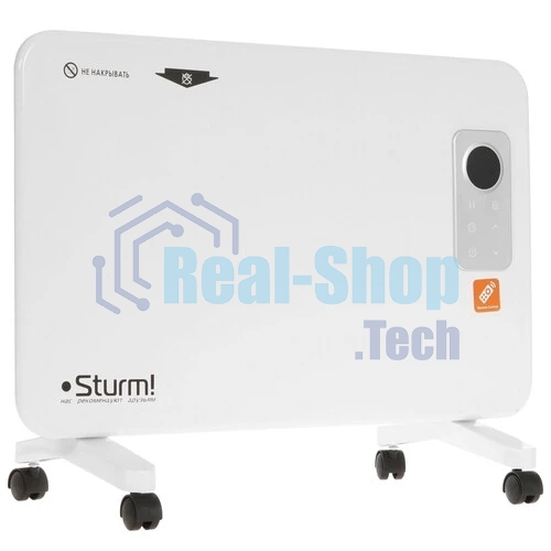 Конвектор Sturm! CH1000D, белый, 1000 Вт, 15 м2, дисплей, электронный термостат