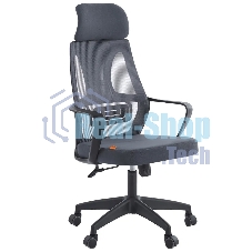 Кресло компьютерное Chairman CH636 темно-серый, черный пластик