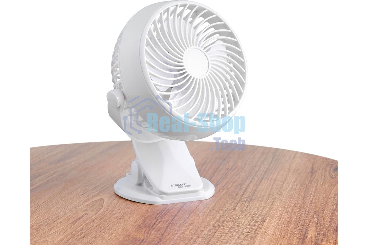 Вентиляторы настольные Scarlett SC-DF111S98 белый