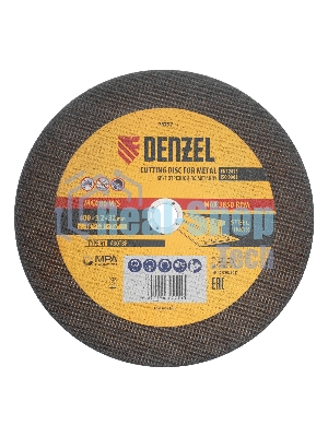 Круг отрезной по металлу Denzel, 400 х 3,2 х 32 мм, A30TBF