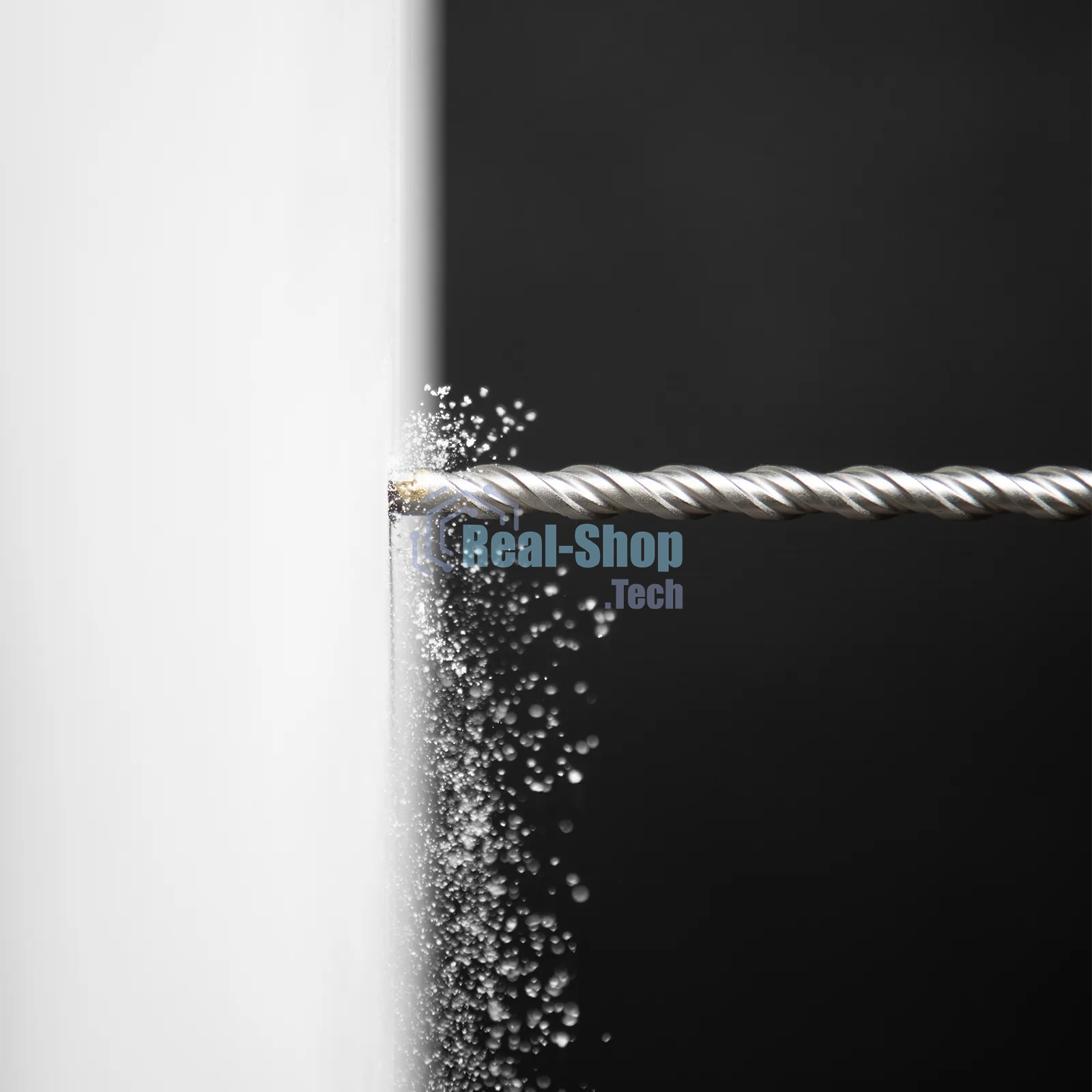 Бур по бетону Denzel двойная спираль, Cobalt W-tip, 10x260 мм, SDS PLUS