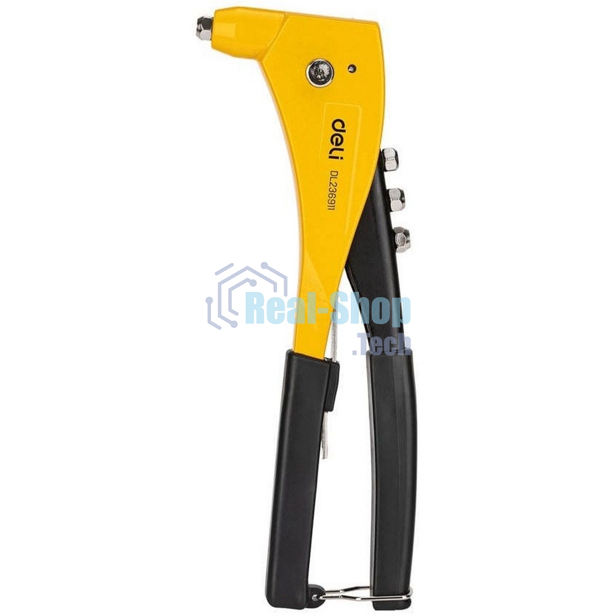 Ручной заклепочник Deli DL236911 265мм, сталь Cr-Mo + алюминиевый сплав, диаметр 2,4/3,2/4,0/4,8 мм