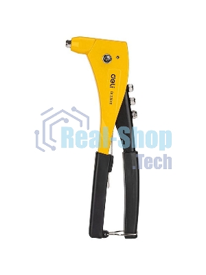 Ручной заклепочник Deli DL236911 265мм, сталь Cr-Mo + алюминиевый сплав, диаметр 2,4/3,2/4,0/4,8 мм