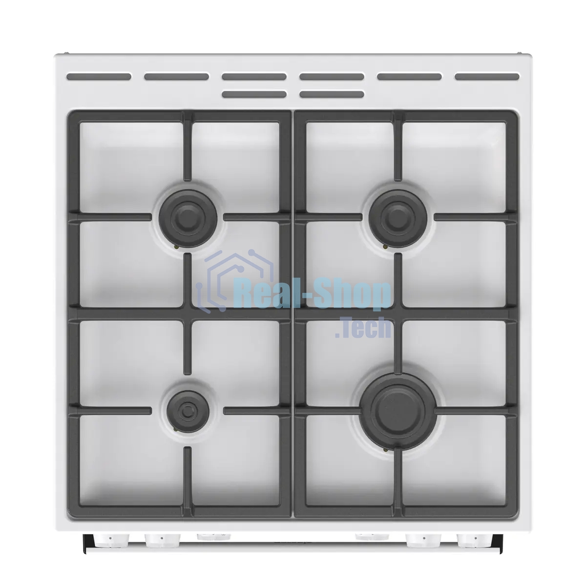 Плита комбинированная Gorenje GK6A40WFFM белый, конфорок 4 шт, духовка 71 л, 60 см x 85 см x 60 см