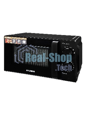 Микроволновая печь Hyundai HYM-M2039 черный, 20 л, 700 Вт, переключатели - поворотный механизм