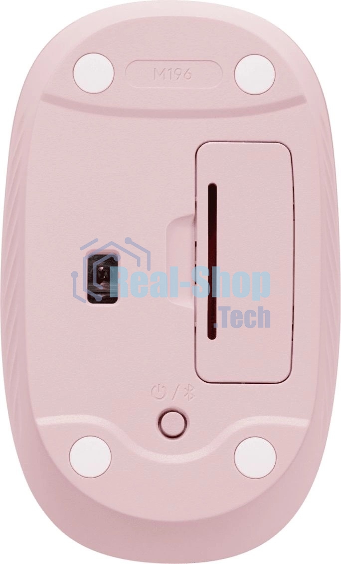 Мышь беспроводная Logitech M196 розовый, 1000 dpi, Bluetooth, кнопки - 3