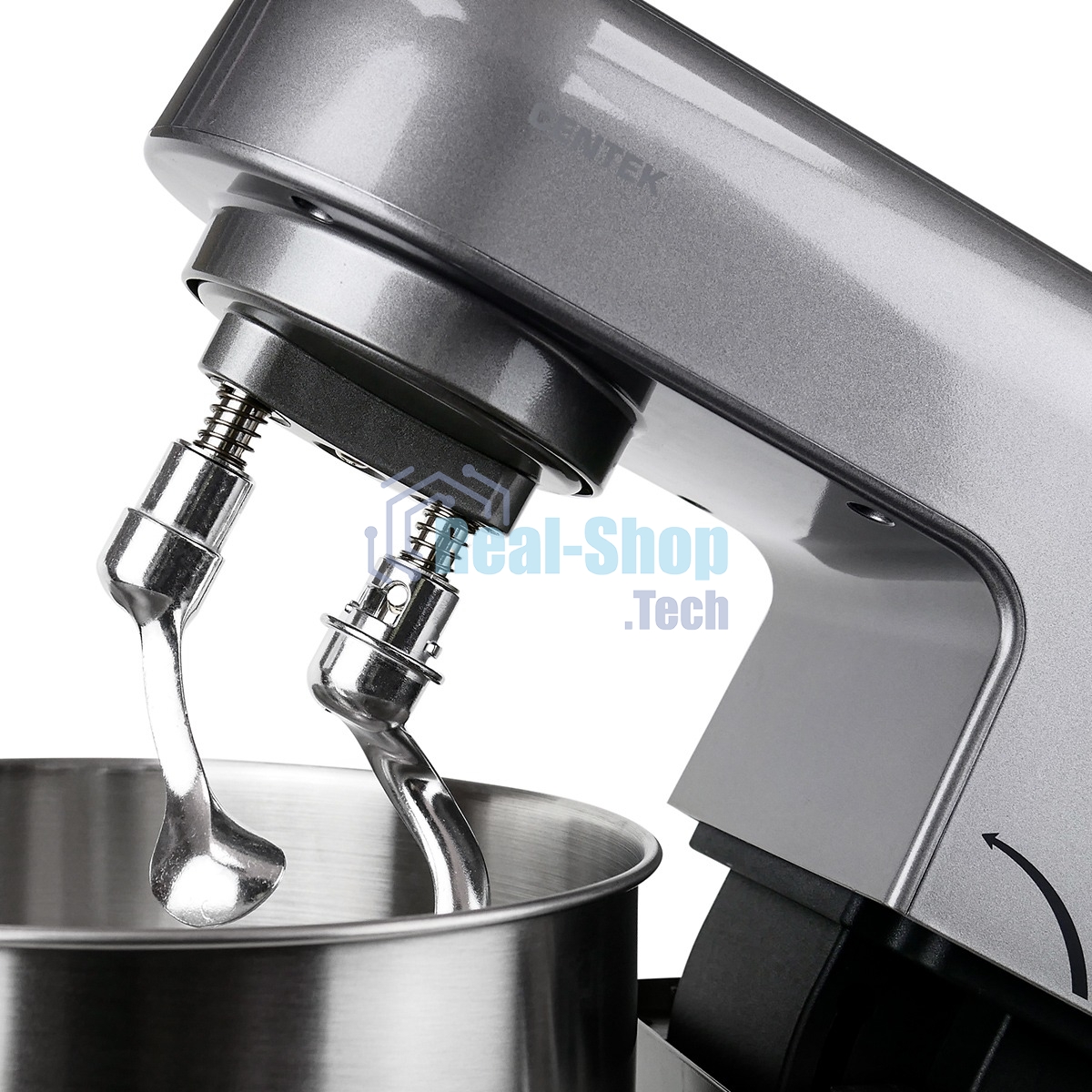 Миксер планетарный Centek CT-1151 DIJON (светл/серый)