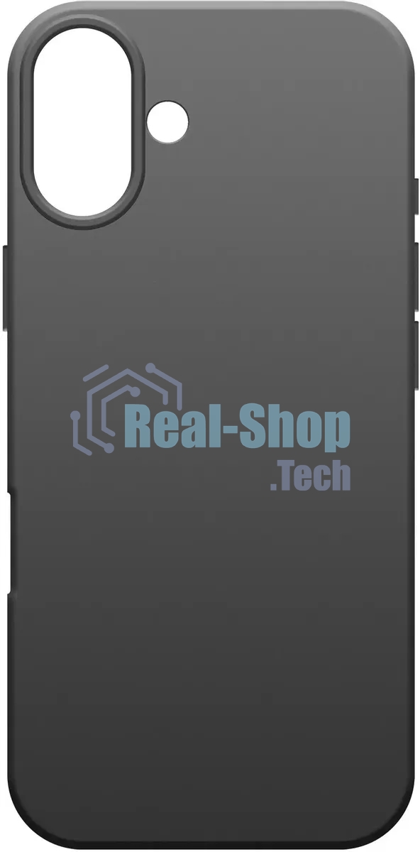 Чехол (клип-кейс) BoraSCO для Apple iPhone 16 Plus Microfiber Case черный (73687)