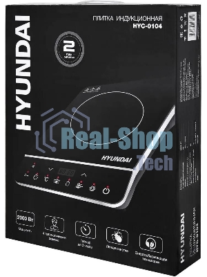 Плита настольная электрическая Hyundai HYC-0104 черный стеклокерамика (настольная)