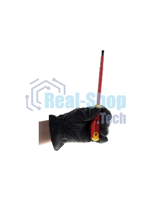 Набор отверток Сибртех диэлектрических до 1000в тестер crv двухкомпонентные рукоятки (7 шт.)