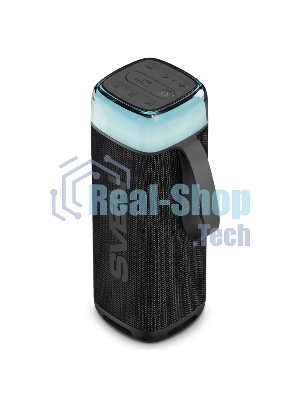 Беспроводная колонка SVEN PS-310 2.0 (30W, WaterPROof (IPx5), Bluetooth, RGB, USB, черная)